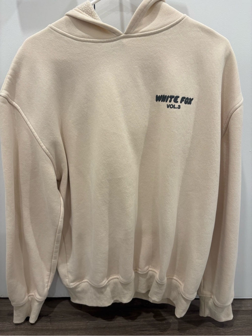 White Fox Boutique Cream Pullover Hoodie